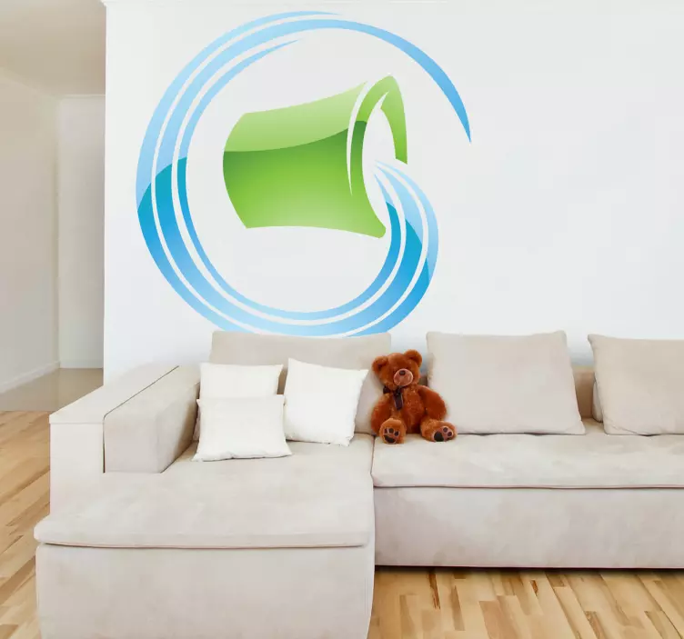 Sticker decorativo zodiaco Acquario - TenStickers