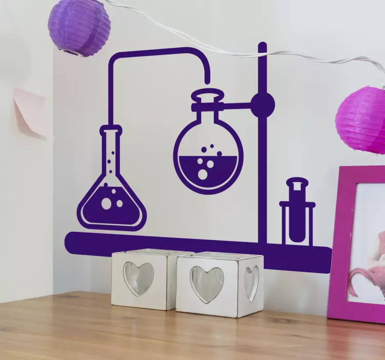 Adesivo scienza di chimica - TenStickers