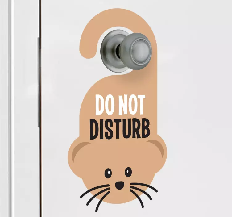 Sticker Do Not Disturb - TenStickers