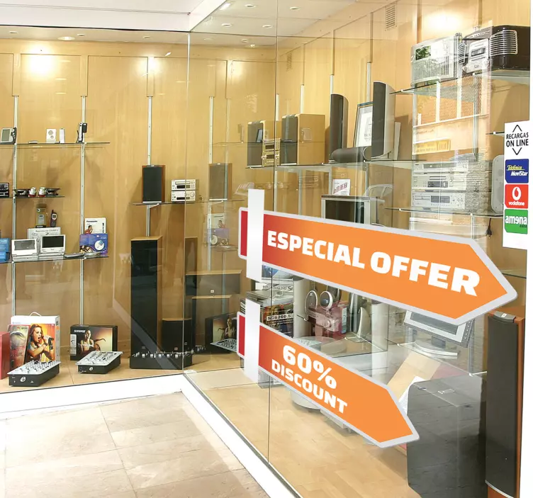 Sticker frecce indicazioni - TenStickers