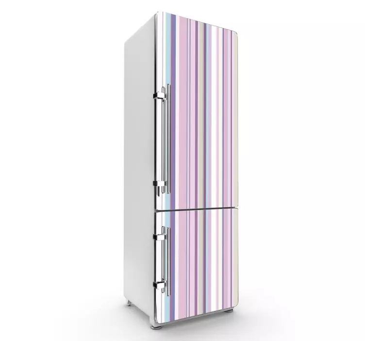 Adesivo frigo colore rosa - TenStickers