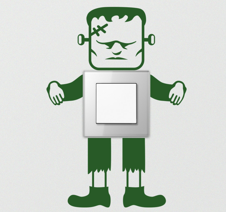 Sticker interruttore Frankenstein - TenStickers