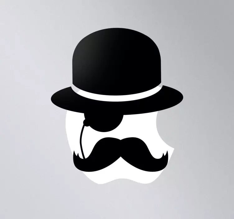 Adesivo per pc gentleman - TenStickers