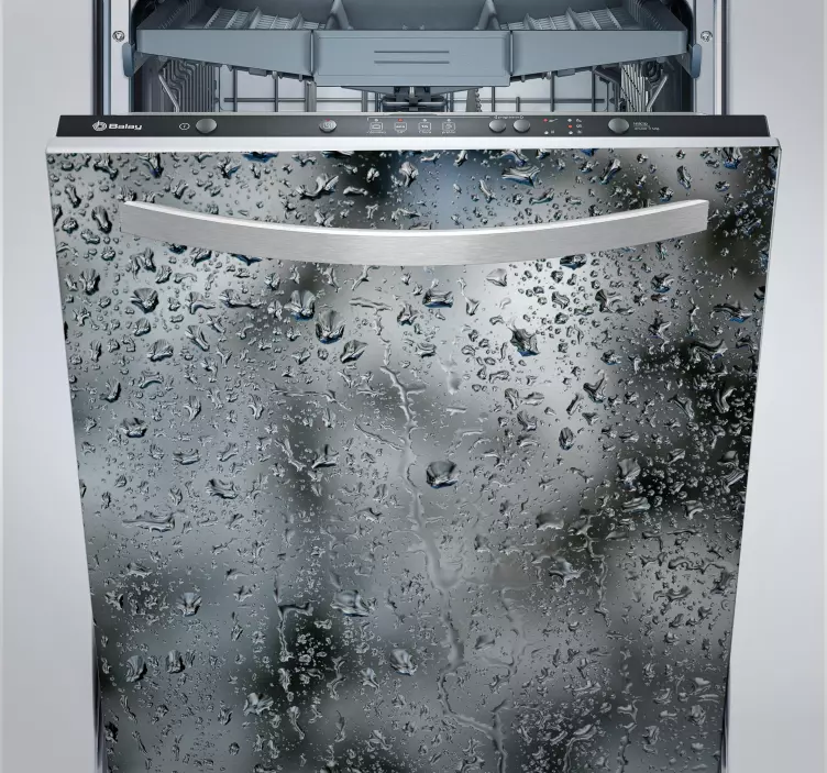 Sticker lavastoviglie gocce d'acqua - TenStickers