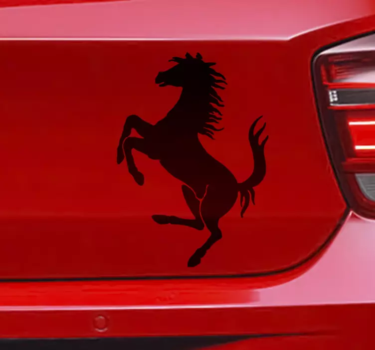Adesivo per auto logo cavallino rampante - TenStickers