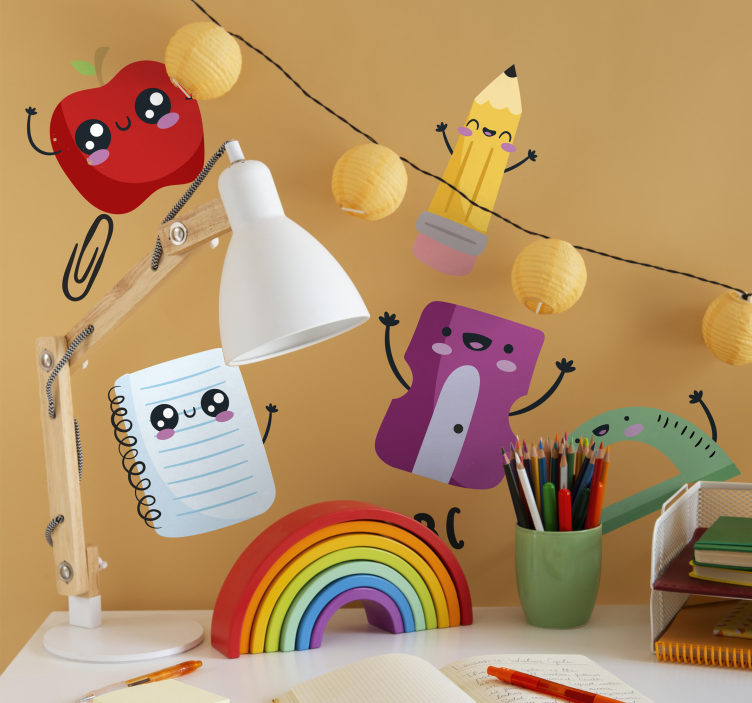 Adesivo educativo ritorno a scuola - TenStickers