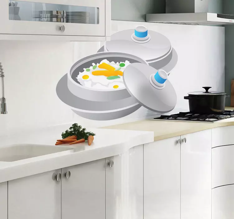 Sticker murale pasto orientale - TenStickers