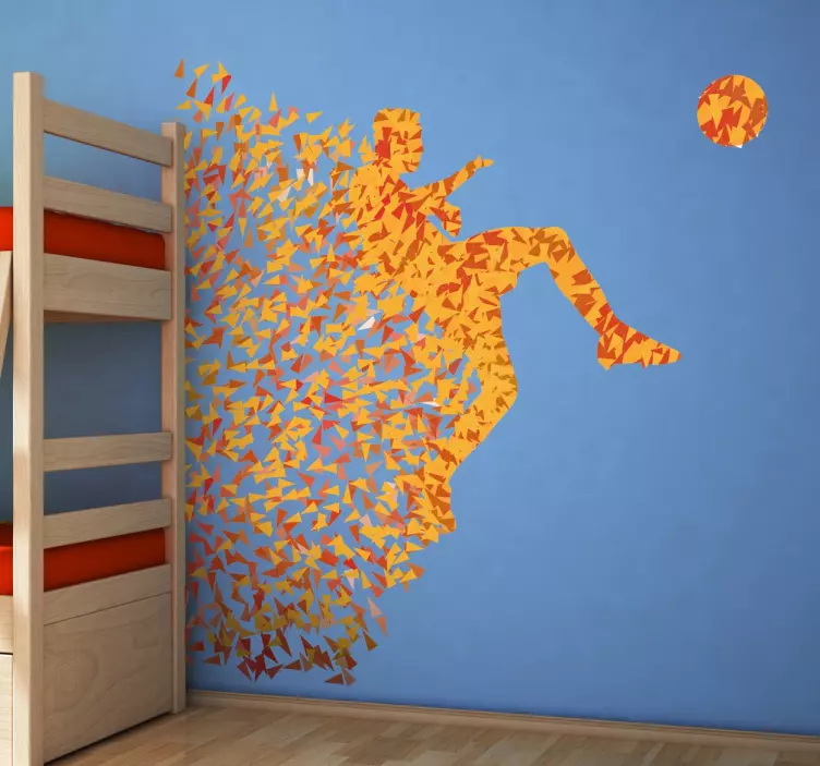 Sticker origama calciatore - TenStickers