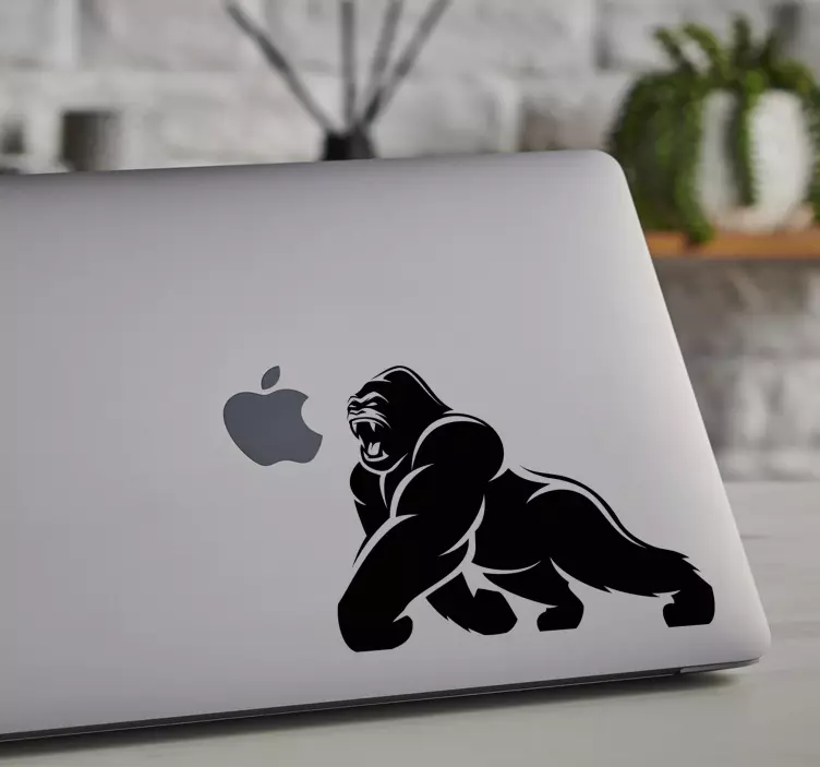 Adesivo per laptop gorilla - TenStickers