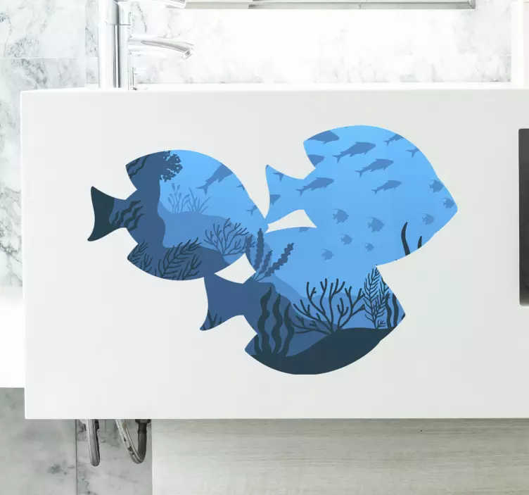 Adesivo pesce pesci d'acquario - TenStickers