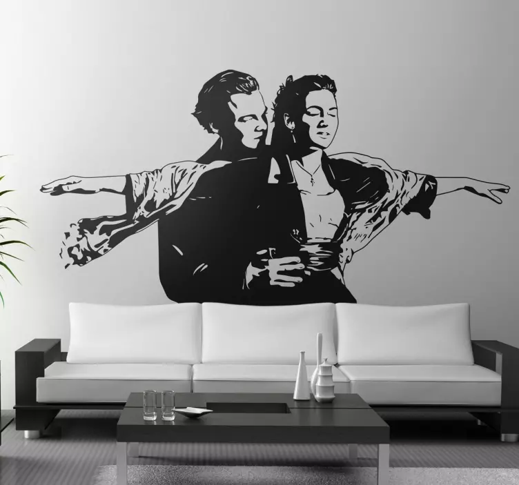 Sticker scena film Titanic - TenStickers