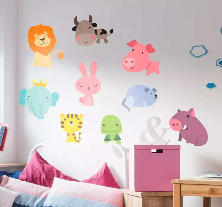 Stickers animali per bambini - TenStickers