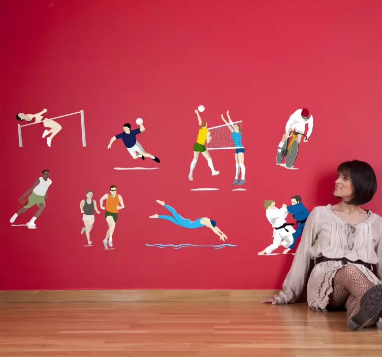 Stickers decorativi olimpiadi - TenStickers