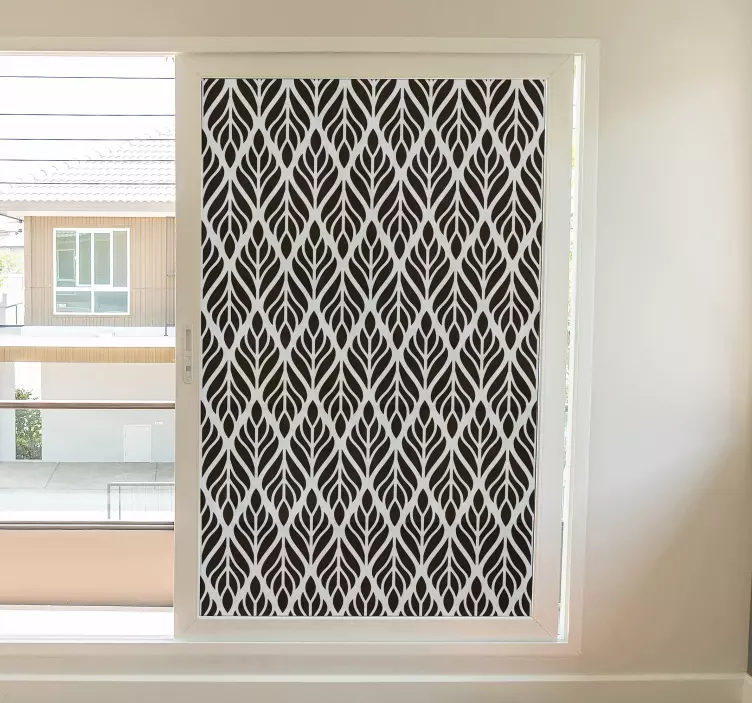 Vetrofania foglie - TenStickers