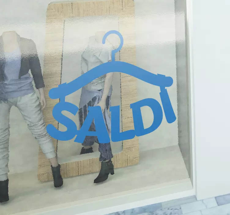 Vetrofanie saldi appendiabiti - TenStickers