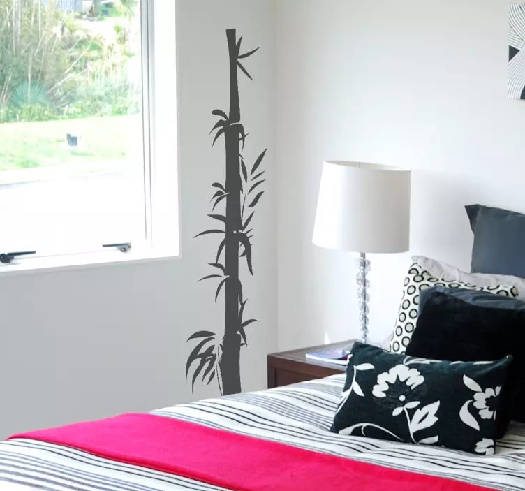 Adesivo murale albero di Bambù - TenStickers