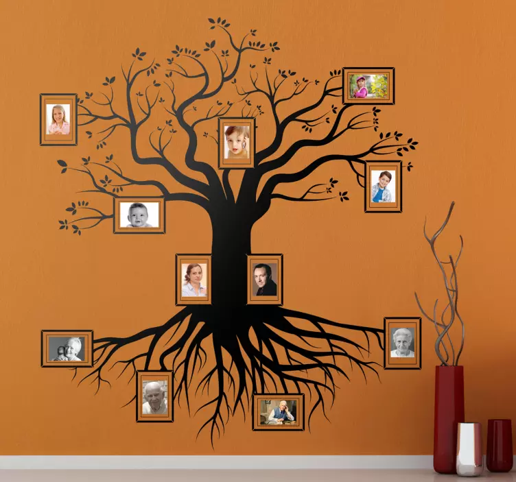 Adesivo murale Albero genealogico - TenStickers