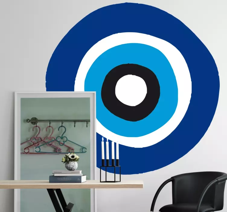 Adesivo murale amuleto di Nazar - TenStickers