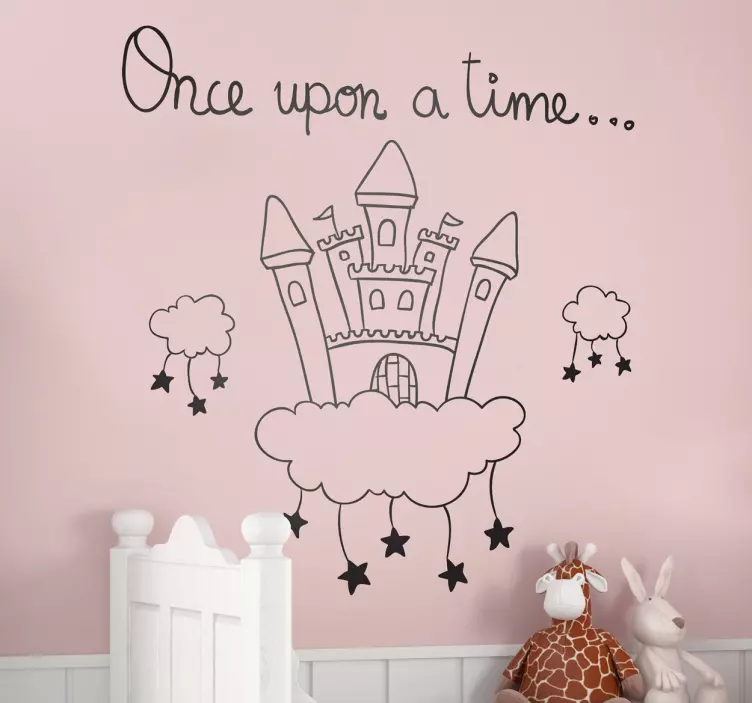 Adesivo murale castello Once Upon a Time - TenStickers