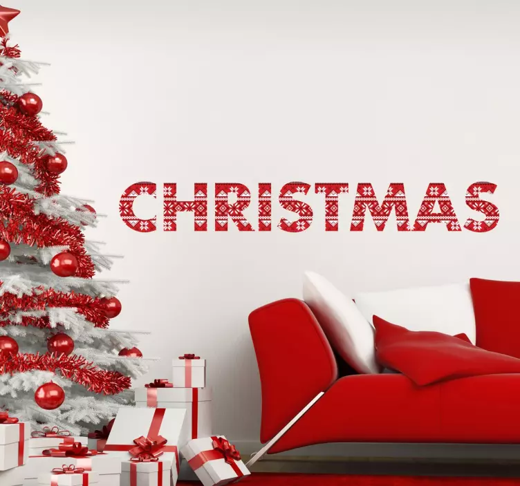 Adesivo murale Christmas - TenStickers