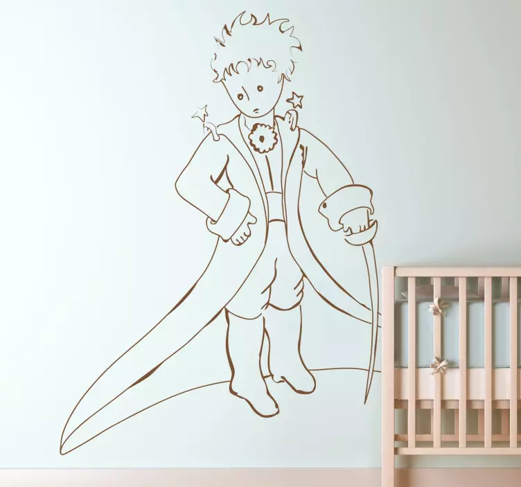 Adesivo murale "Il piccolo principe" - TenStickers