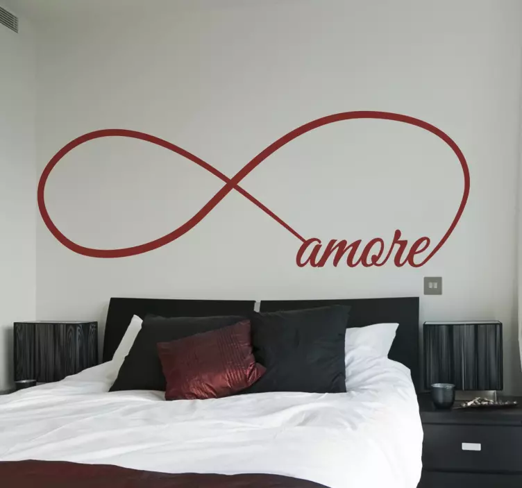 Adesivo da parete amore infinito - TenStickers