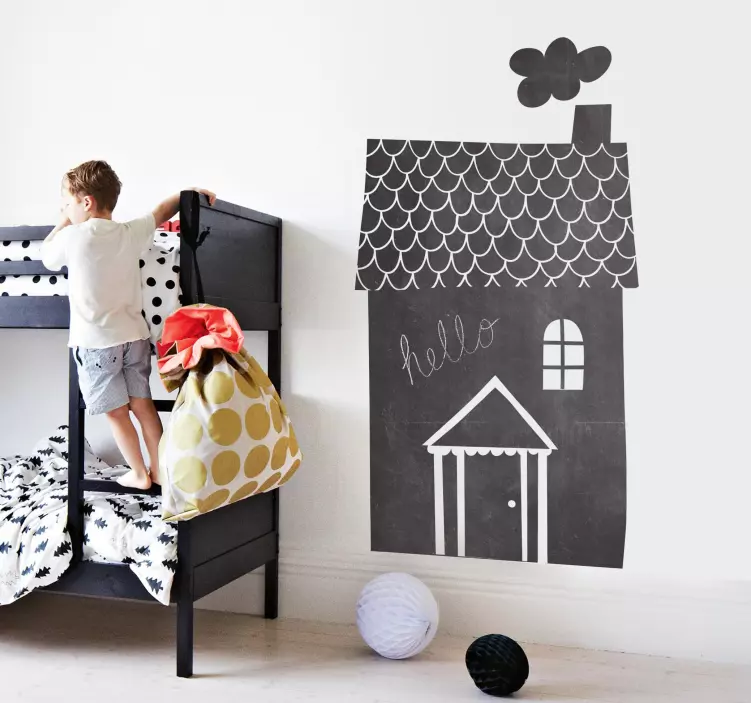 Adesivo murale lavagna casa - TenStickers