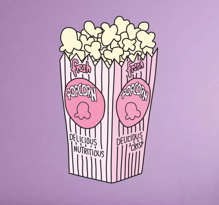 Adesivo per cucina popcorn - TenStickers