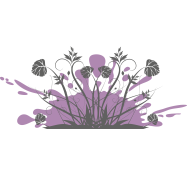 Adesivo per auto disegno a spruzzo viola - TenStickers