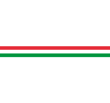 Adesivo per auto striscia italiana - TenStickers