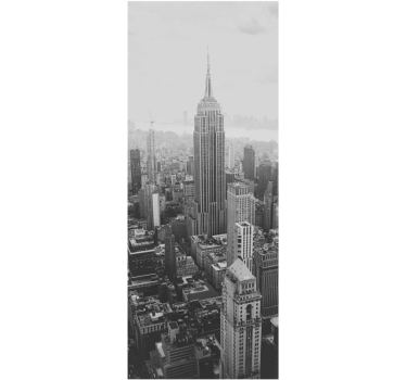 carta adesiva per ante armadio grattacieli di new york - TenStickers