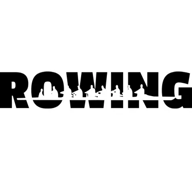 Adesivo murale Rowing - TenStickers