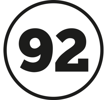 Adesivo per auto numero di raduno - TenStickers
