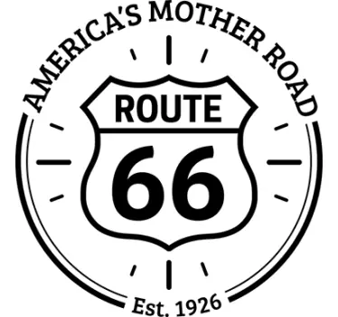 Adesivo murale Route 66 est. 1926 - TenStickers