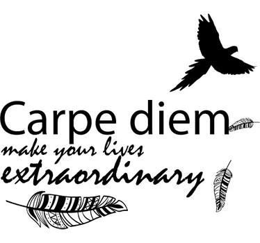 Sticker decorativo Carpe Diem - TenStickers