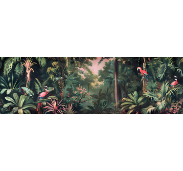Carta adesiva per mobili foresta pluviale tropicale - TenStickers