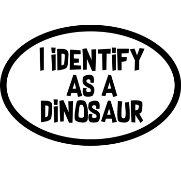 Adesivo per auto mi identifico come - TenStickers
