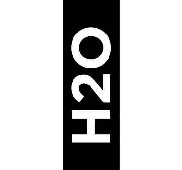 Adesivo box doccia H20 - TenStickers