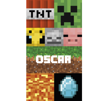 Carta adesiva per mobili modello geometrico da gioco - TenStickers