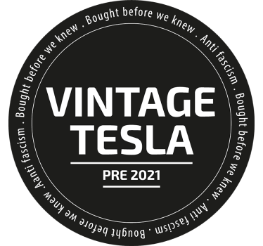 Adesivo per auto tesla d'epoca - TenStickers