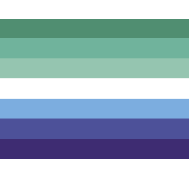 Adesivo per auto bandiera gay - TenStickers