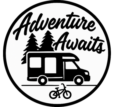 Adesivo per roulotte ti aspetta un'avventura testuale! - TenStickers