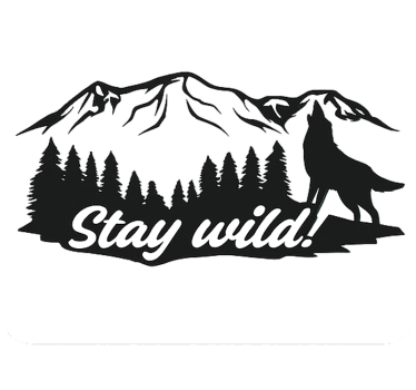 Adesivo per roulotte stay wild! - TenStickers