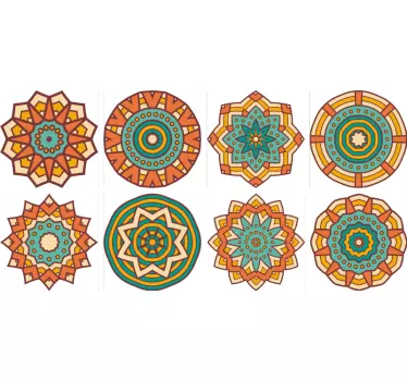 Adesivo decorativo in tema caleidoscopico - TenStickers