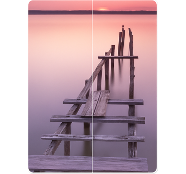 Carta adesiva per mobili ponte al tramonto - TenStickers