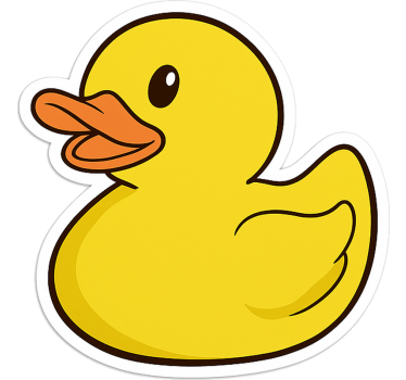 Adesivo Samsung anatra di gomma - TenStickers
