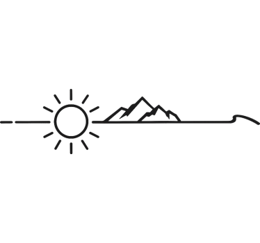 Adesivo per roulotte paesaggio naturale custom - TenStickers