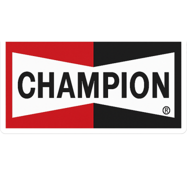 Adesivo per auto campione rosso nero - TenStickers