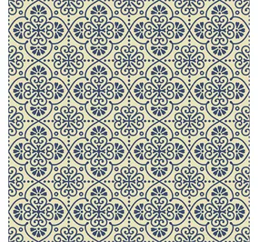 Reticolo orientale di piastrelle adesivo - TenStickers