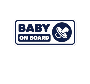 Adesivo per auto bambino a bordo - TenStickers